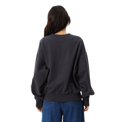 Afends Womens Funhouse Crew Neck - Charcoal