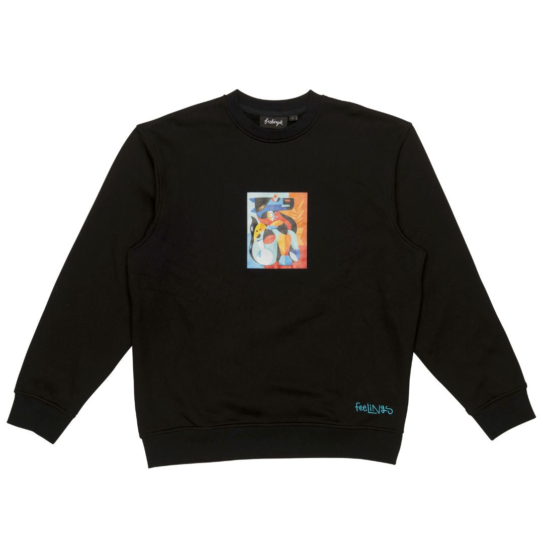 And Feelings Caballo Crew Neck - Black