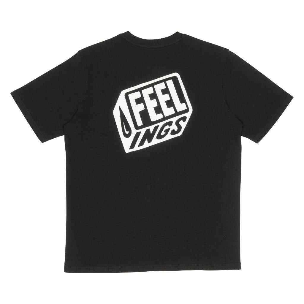 And Feelings Cube Logo T-Shirt - Black