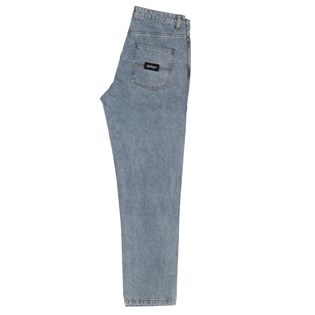 And Feelings Grinder Denim Pants - Light Blue Indigo