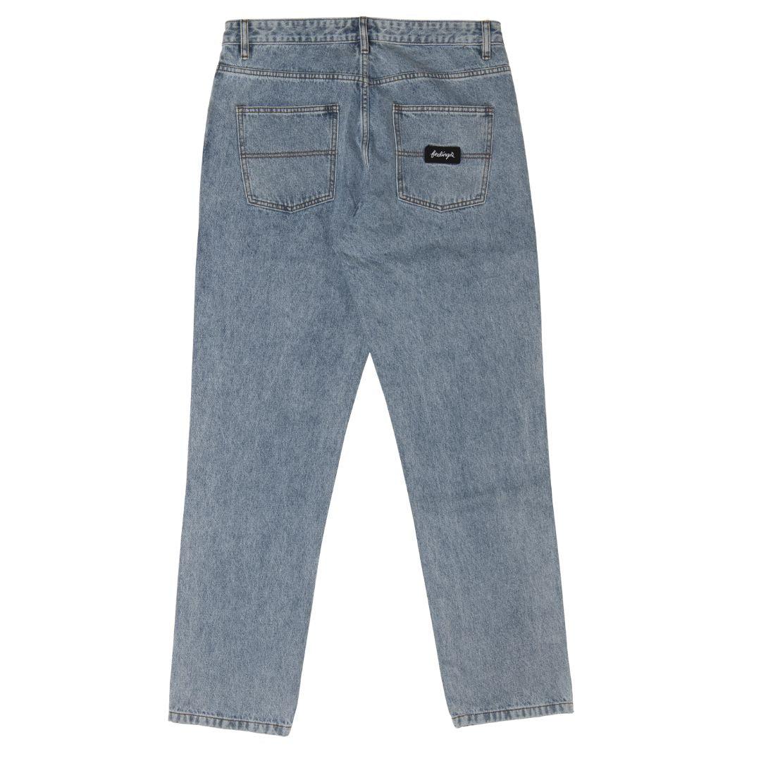 And Feelings Grinder Denim Pants - Light Blue Indigo