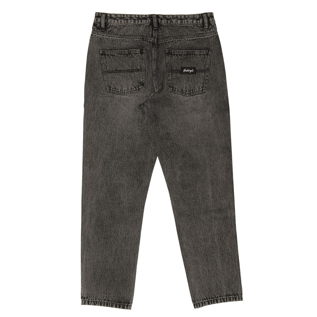And Feelings Grinder Denim Pants - Black Acid Wash