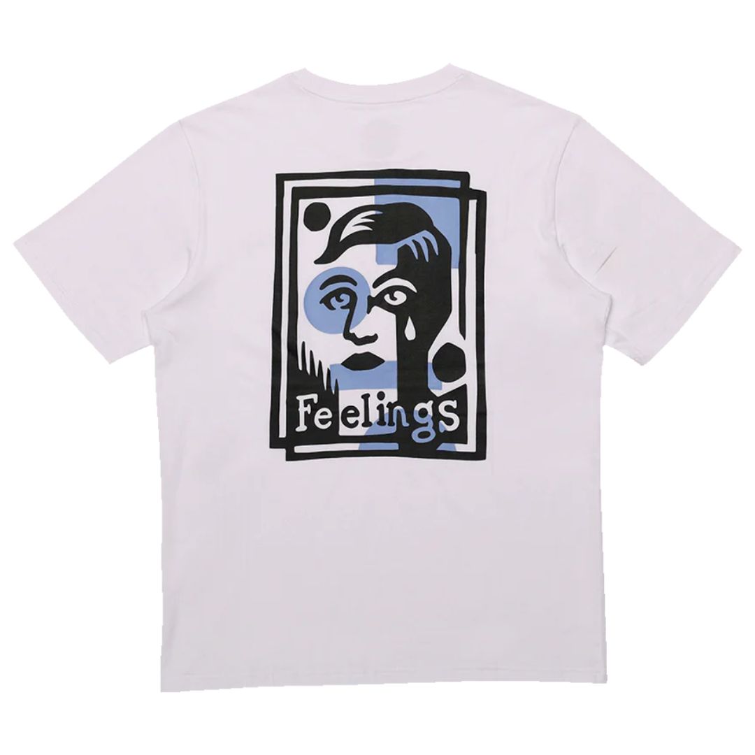 And Feelings Layered T-Shirt - White