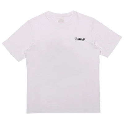 And Feelings Layered T-Shirt - White