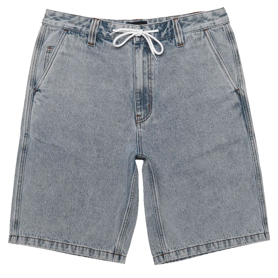 And Feelings Maker Denim Shorts - Light Indigo Wash