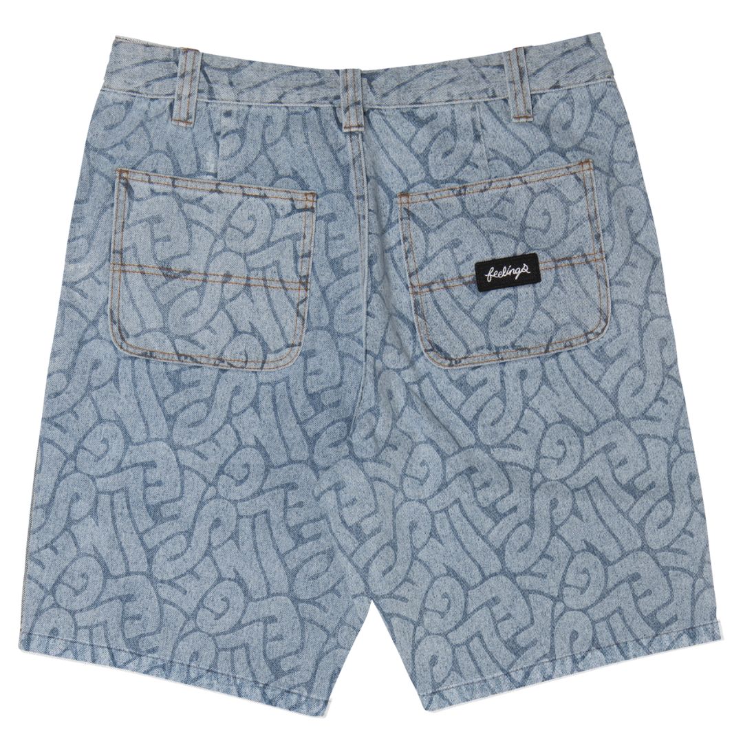 And Feelings Maker Shorts - Blue AOP