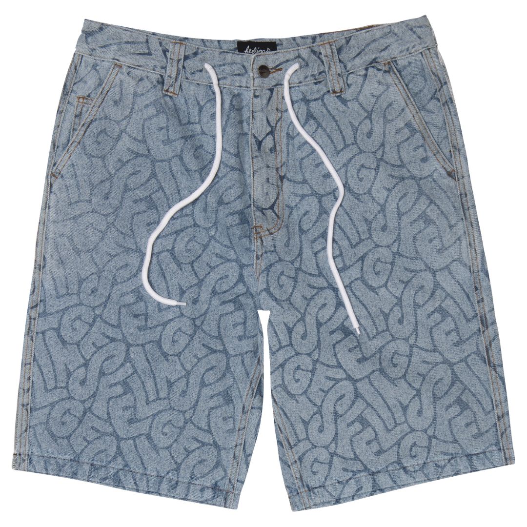 And Feelings Maker Shorts - Blue AOP