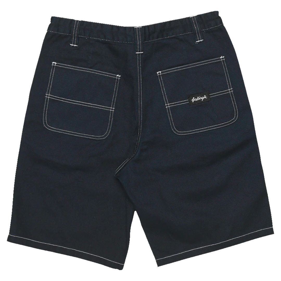 And Feelings Maker Twill Shorts - Navy Twill