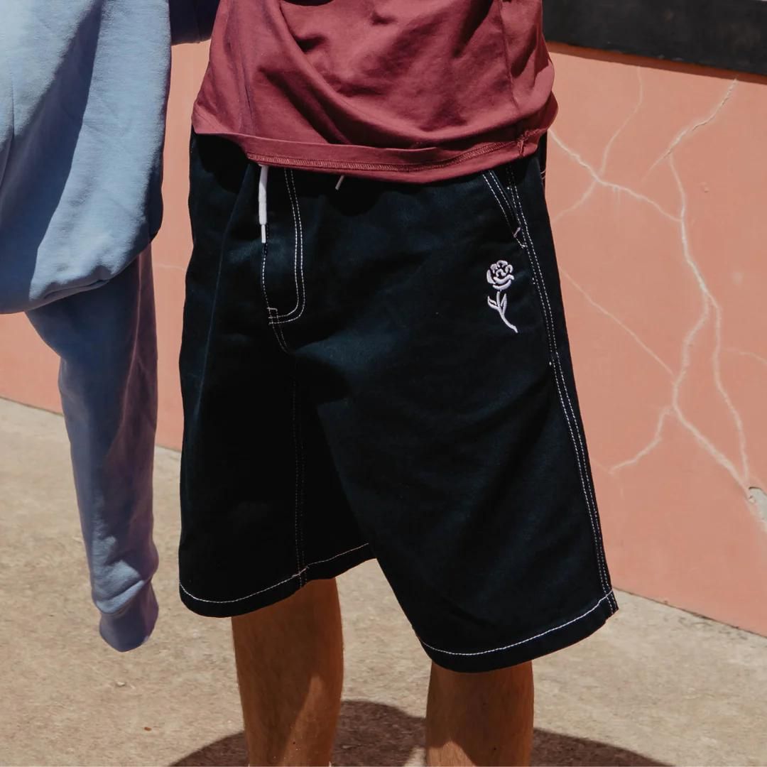 And Feelings Maker Twill Shorts - Navy Twill