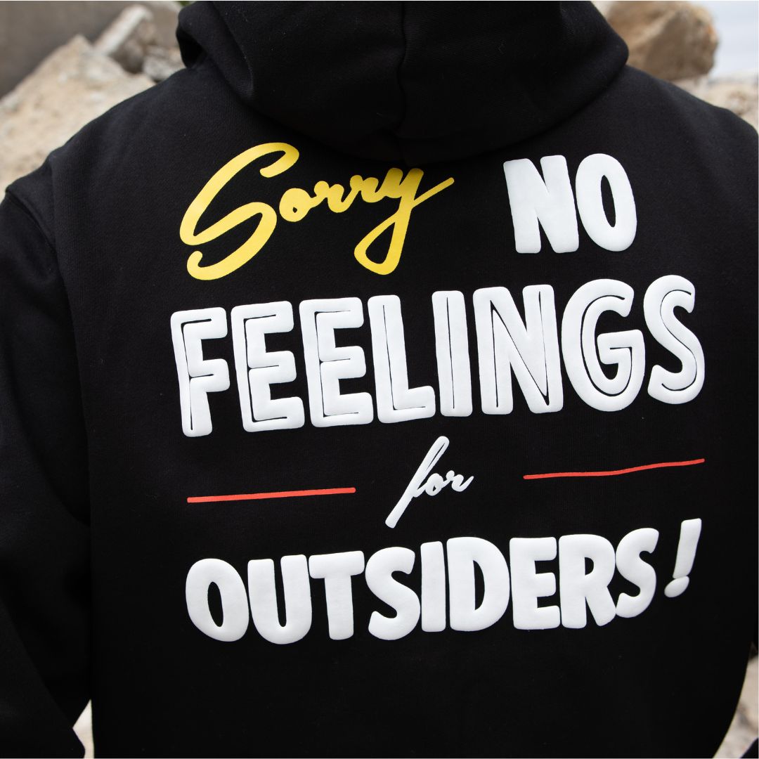 And Feelings No Feelings Hoodie - Black