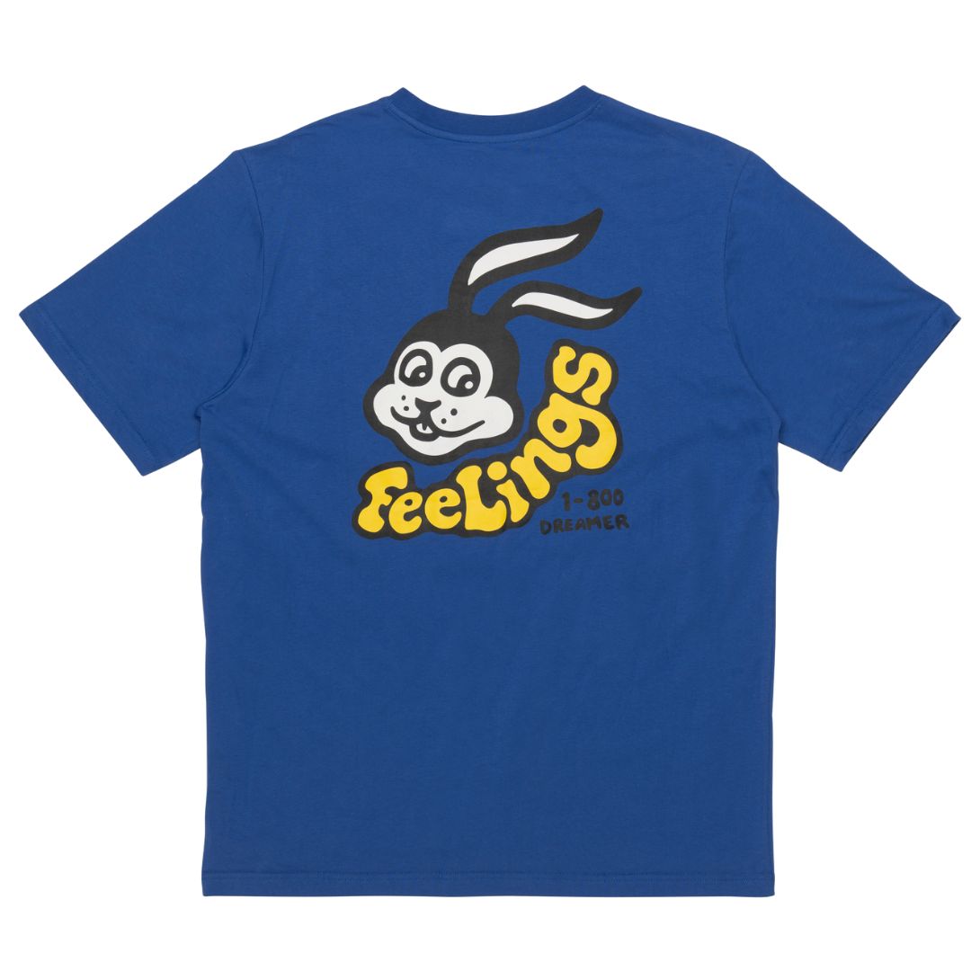 And Feelings Rabbit T-Shirt - Electric blue