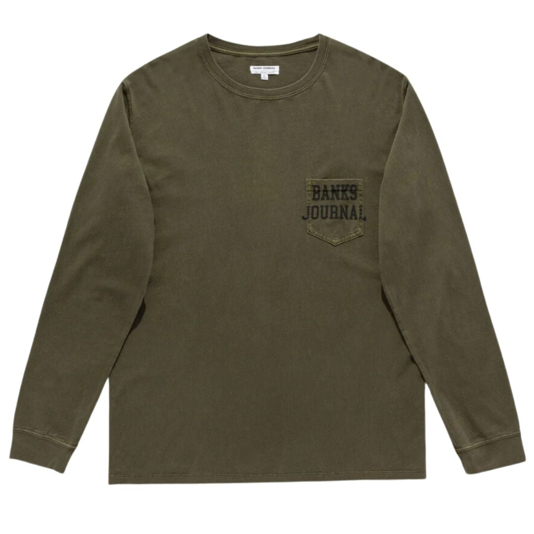 Banks Journal Defender Long Sleeve T-Shirt - Army