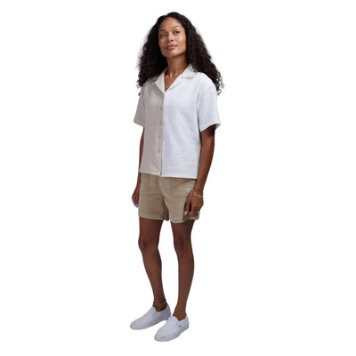 Banks Journal Womens Cleo Short Sleeve Shirt - Oatmeal