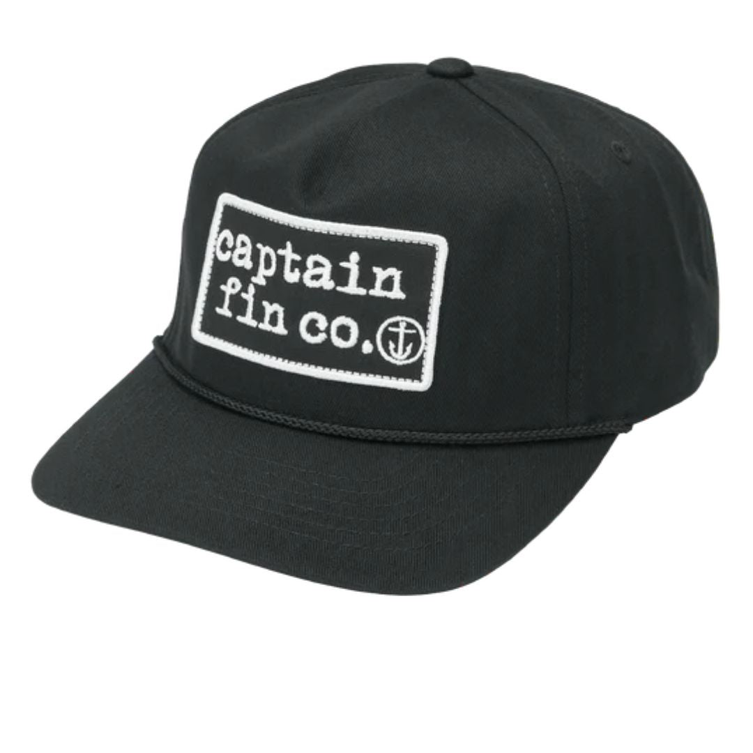 Captain Fin Co. Big Patch Hat - Black