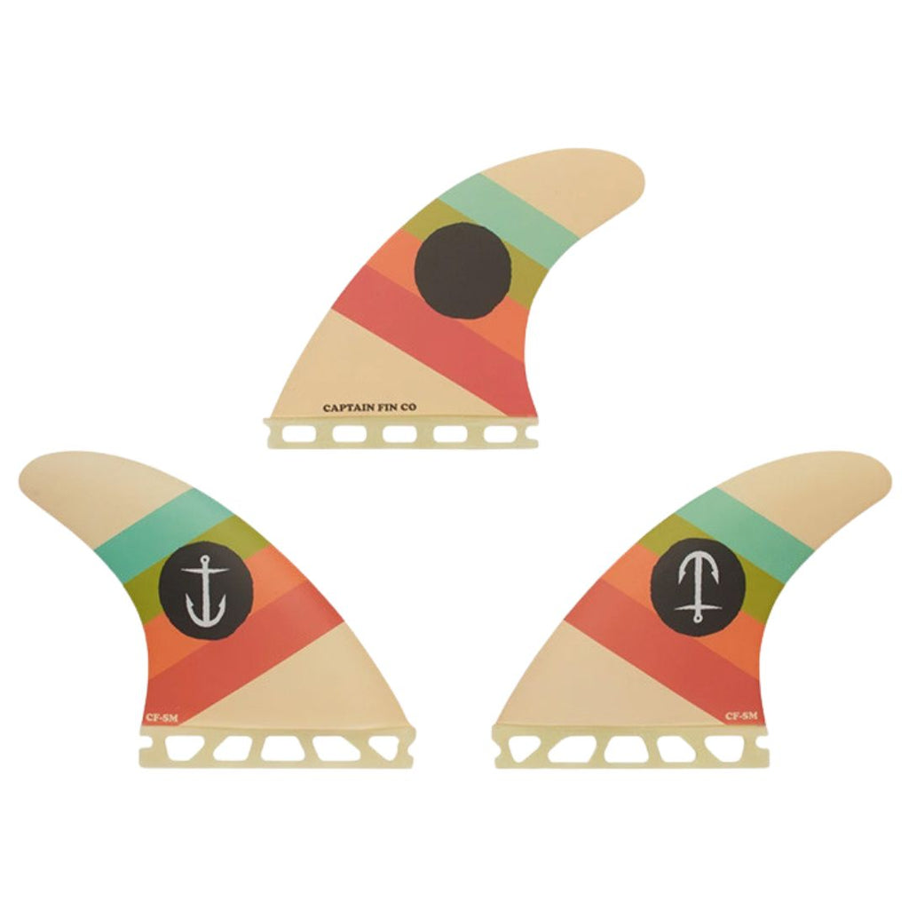 Captain Fin Co. CF Series Thruster Futures Fins Cream | Surf Fins