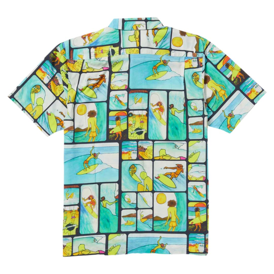 Captain Fin Co. ADS Woven Short Sleeve Shirt - Multi