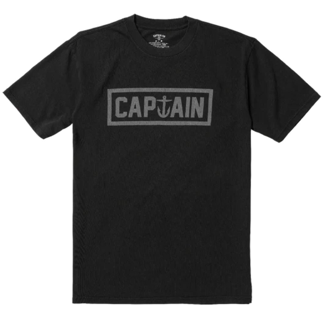Captain Fin Co. Naval T-Shirt - Black