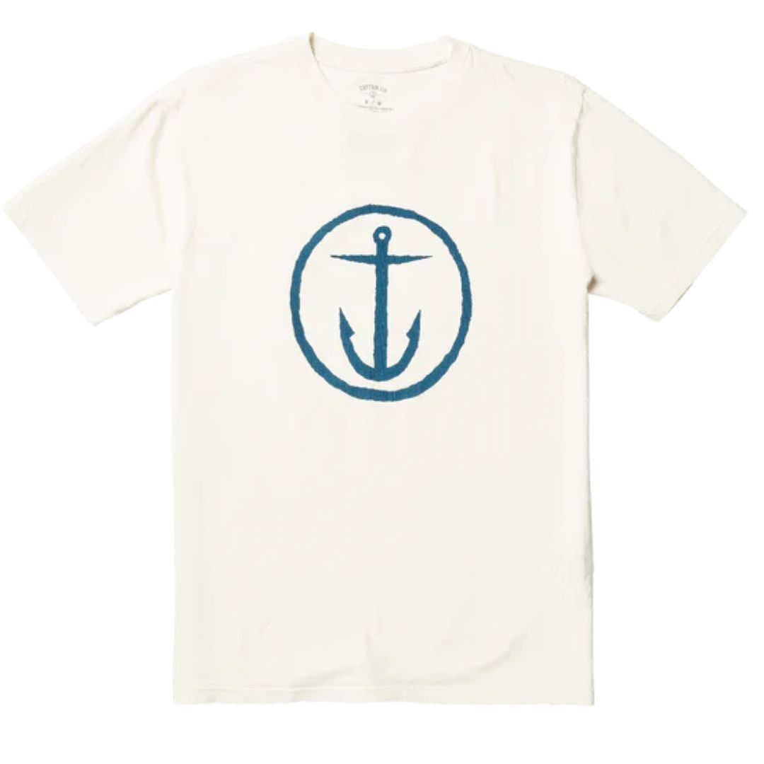 Captain Fin Co. OG Logo T-Shirt - Vintage White