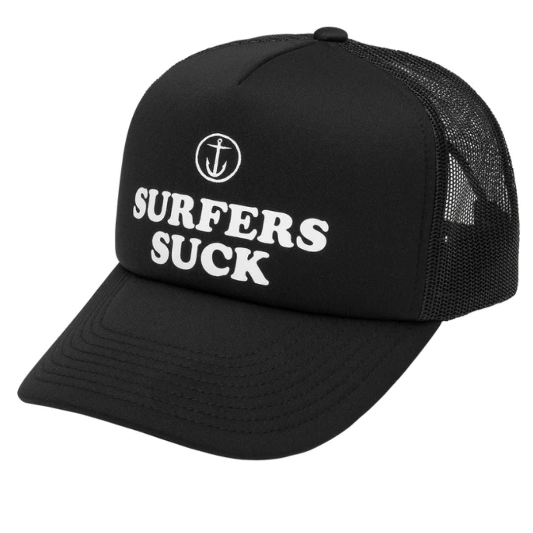 Captain Fin Co. Surfers Trucker Hat - Black