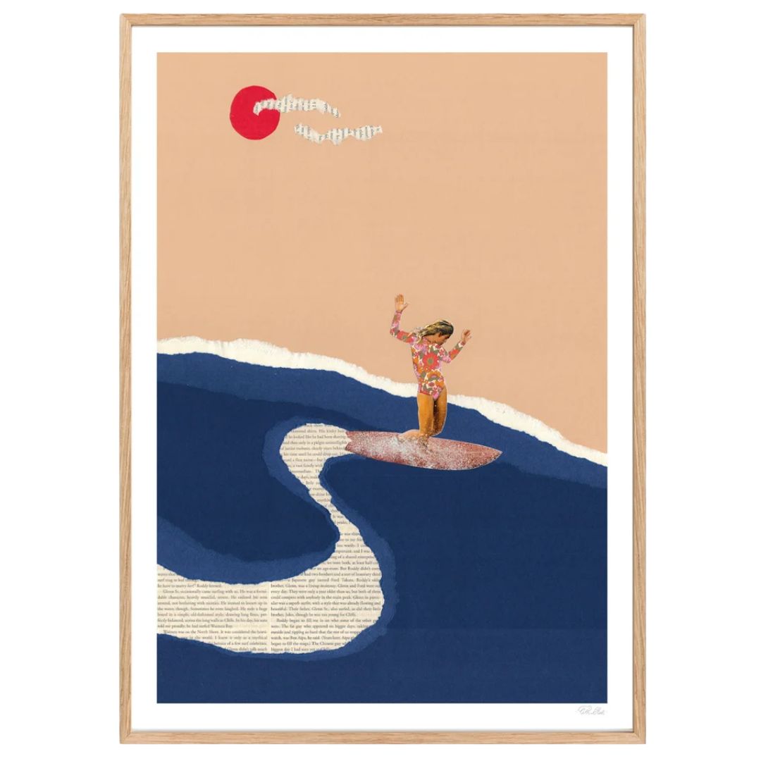 Ciel Glue "Hands Up" Collage Print