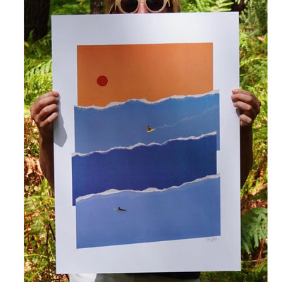 Ciel Glue Laniakea Collage Print
