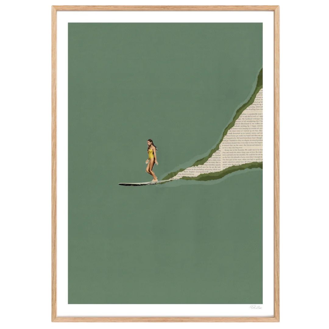 Ciel Glue "Seignosse" Collage Print