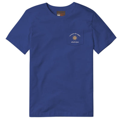 Commune des Vages Atlantic Jazz Pocket T-Shirt - Cosmic Blue