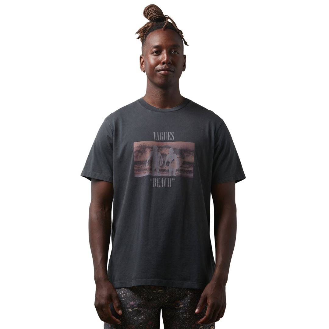 Commune Des Vagues Vagues Beach T-Shirt - Phantom