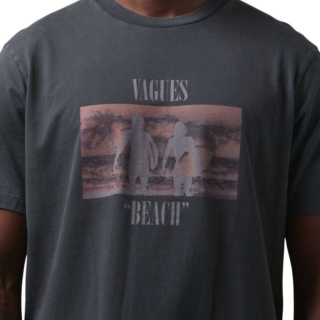 Commune Des Vagues Vagues Beach T-Shirt Phantom | SW France Surfwear