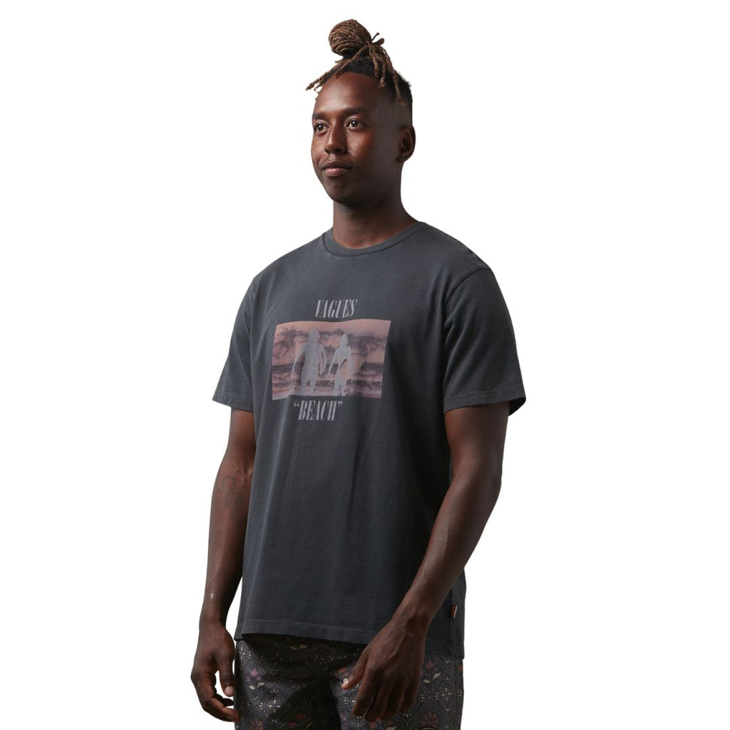 Commune Des Vagues Vagues Beach T-Shirt Phantom | SW France Surfwear