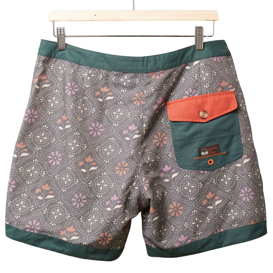 Commune Des Vagues Chest High Boardshorts Hunter Green | SW France Surfwear