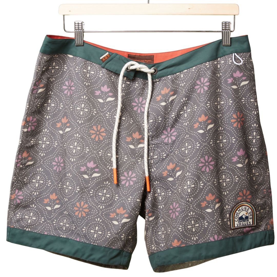 Commune Des Vagues Chest High Boardshorts Hunter Green | SW France Surfwear