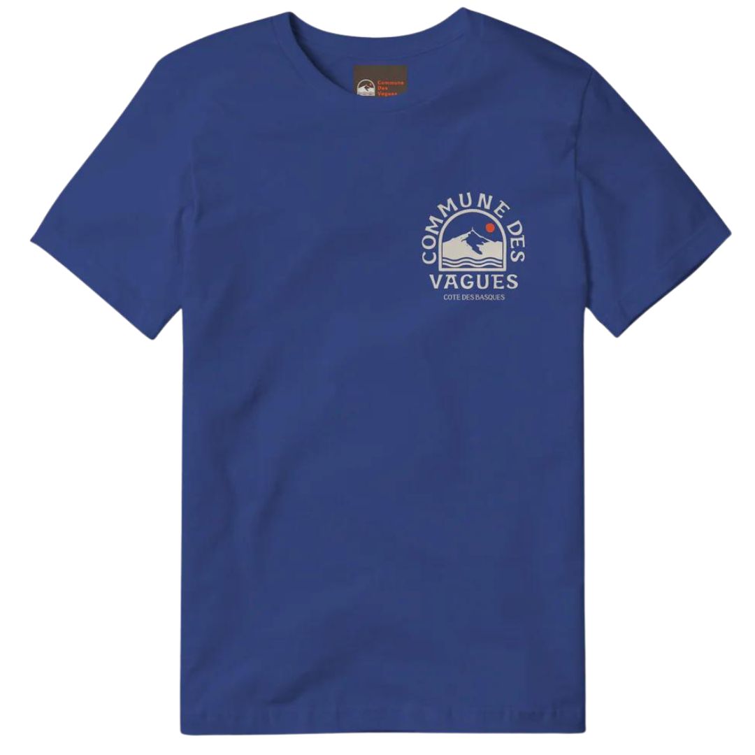 Commune Des Vagues Connected T-Shirt Blue | SW France Surfwear