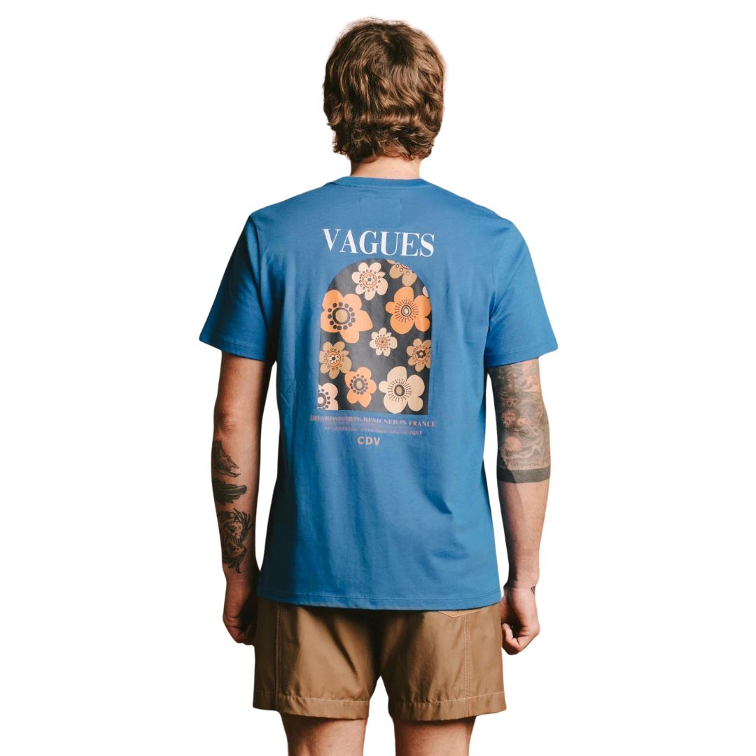 Commune Des Vagues Connected T-Shirt Blue | SW France Surfwear
