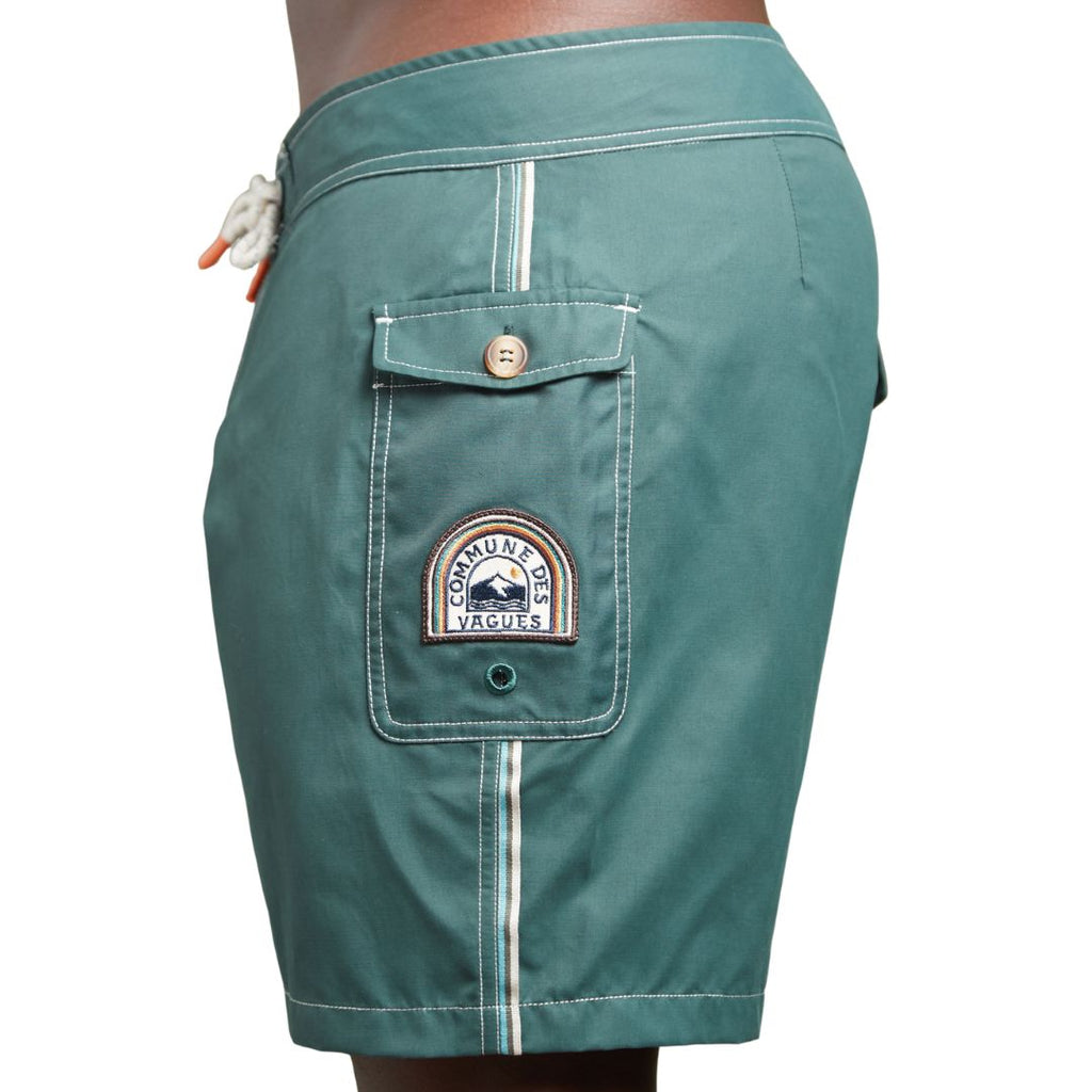Commune Des Vagues Dream Sesh 2 Boardshorts Forest | SW France Surfwear
