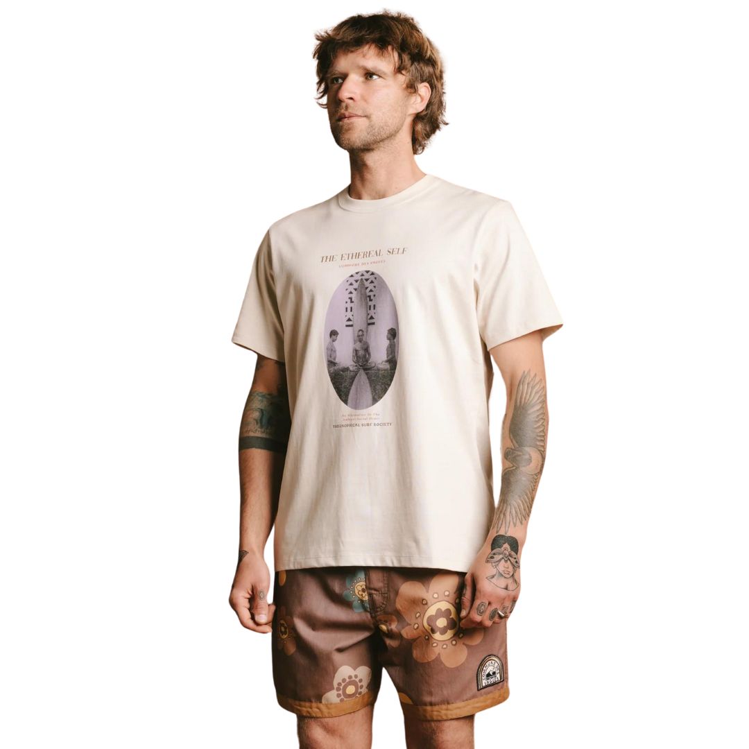 Commune Des Vagues Ethereal Self T-Shirt Oatmeal | SW France Surfwear