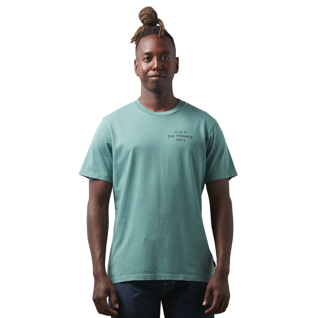 Commune Des Vagues Le Chat T-Shirt North Atlantic | SW France Surfwear