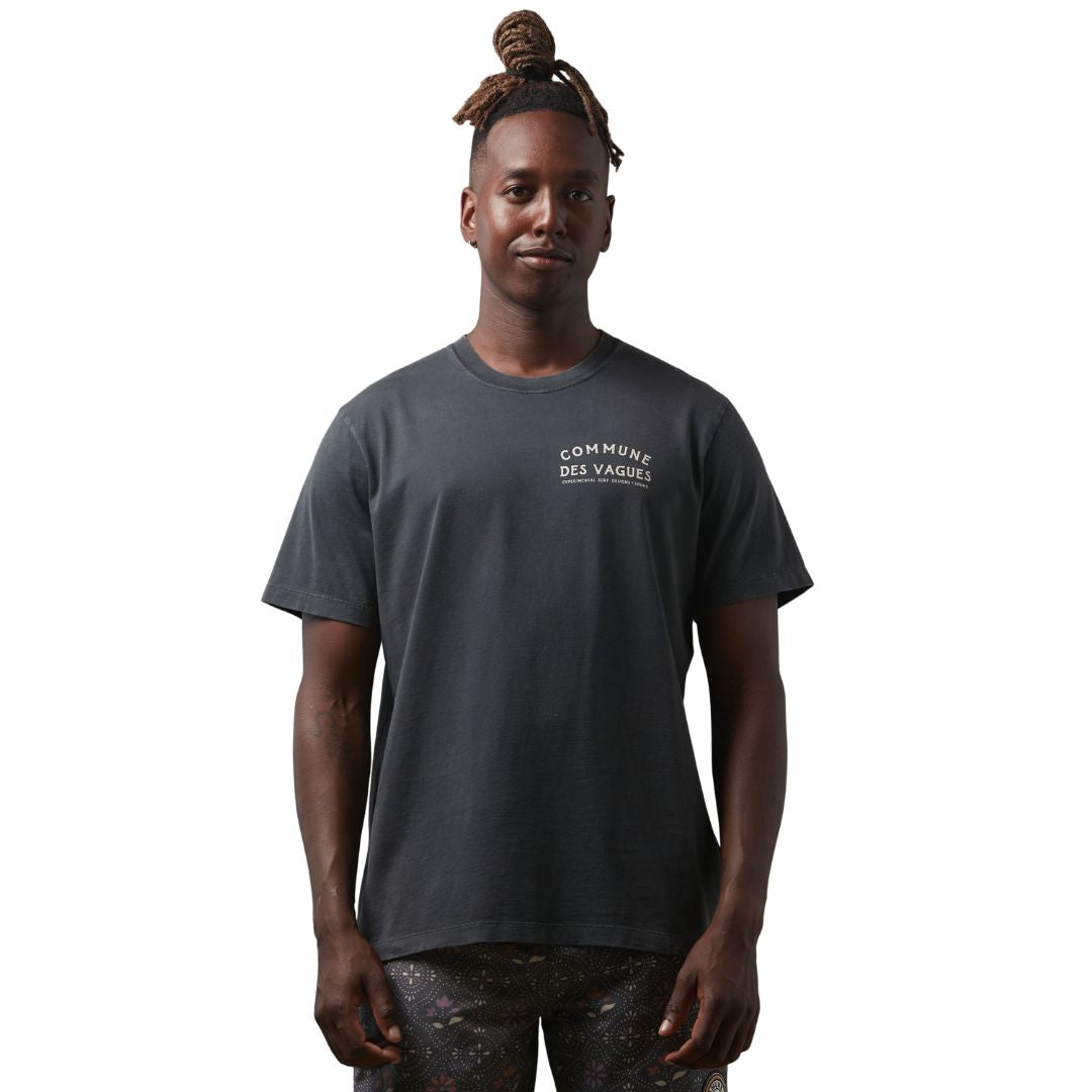 Commune Des Vagues Surf & Sound T-Shirt Phantom | SW France Surfwear