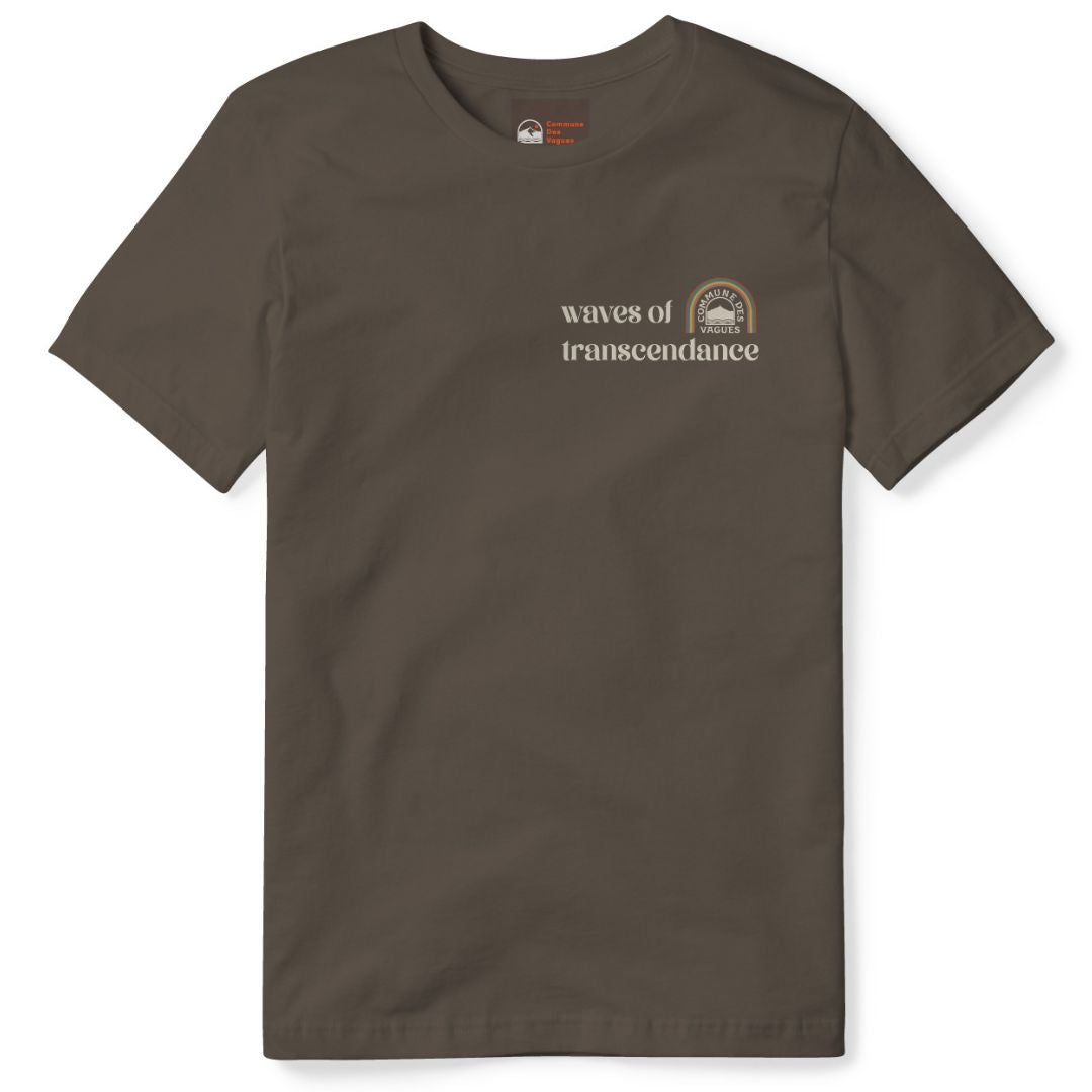Commune Des Vagues Wave Dance T-Shirt - Coffee