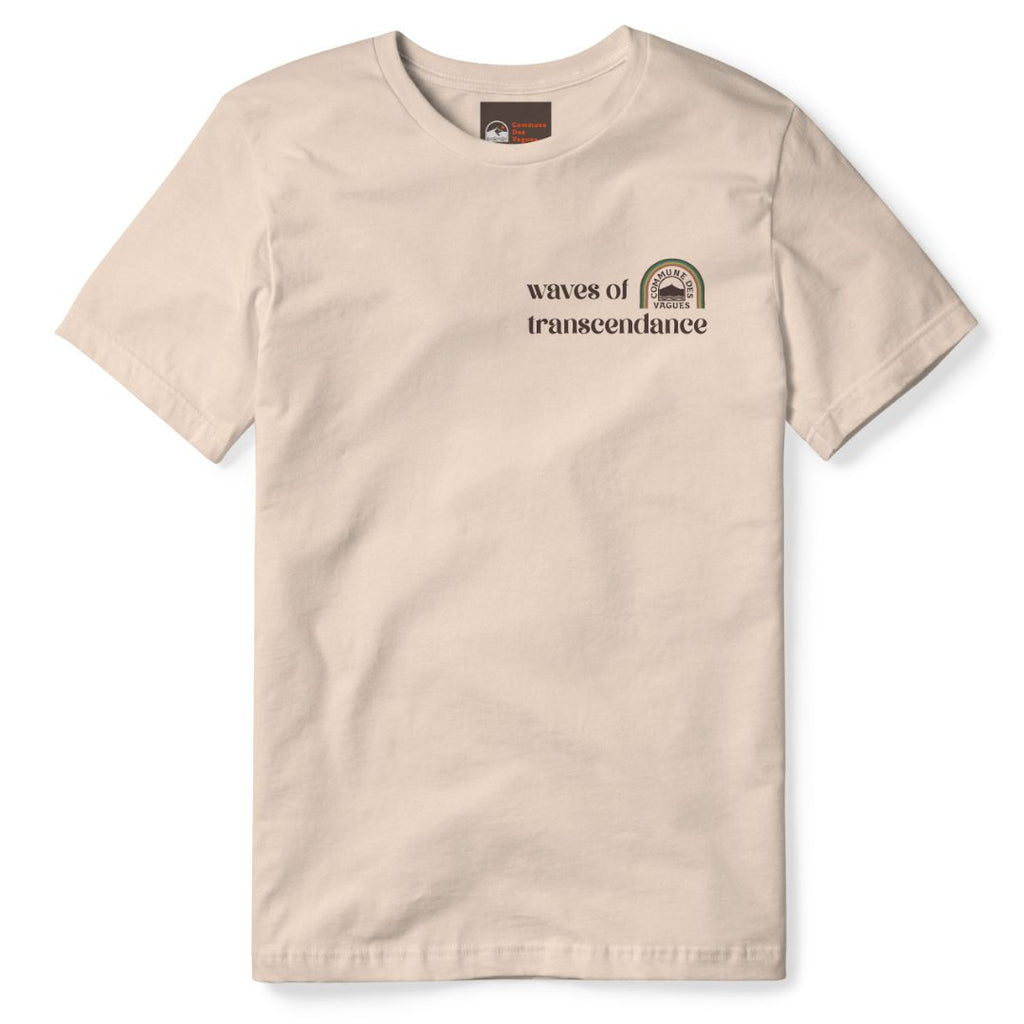 Commune Des Vagues Wave Dance T-Shirt Oatmeal | SW France Surfwear