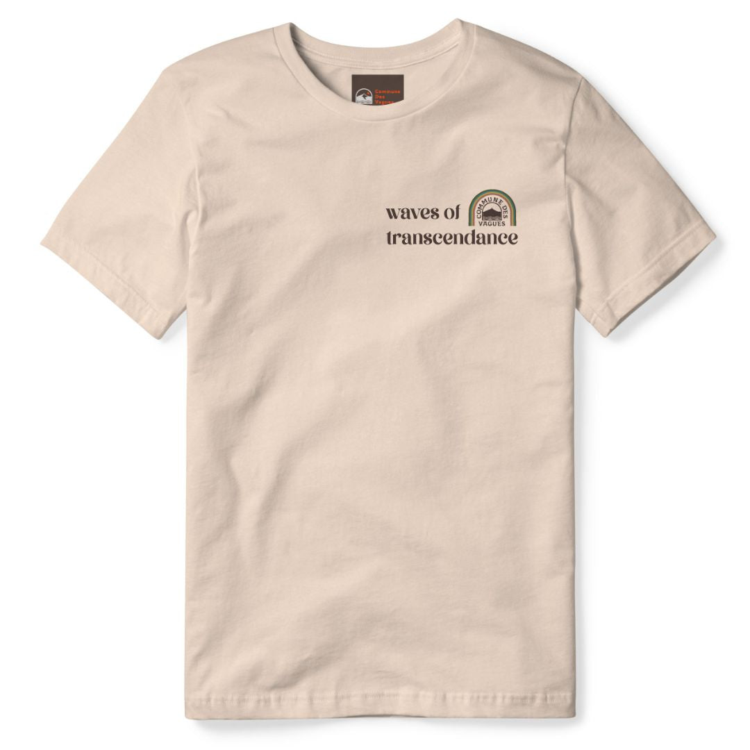 Commune Des Vagues Wave Dance T-Shirt Oatmeal | SW France Surfwear