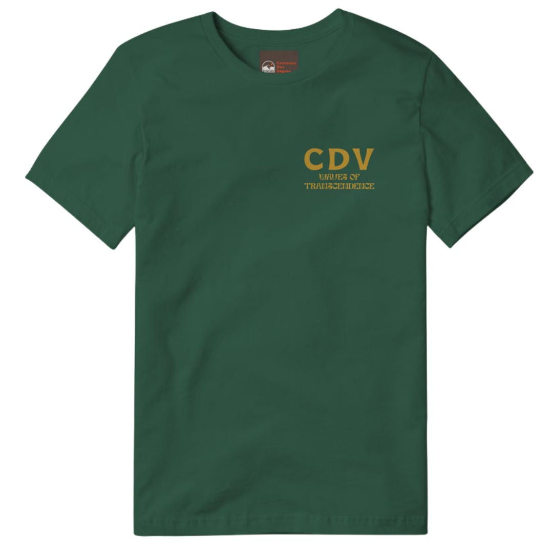 Commune Des Vagues Wave Matters T-Shirt - Hunter Green