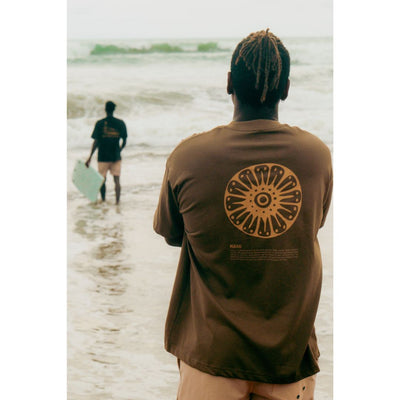 Surf Côte d’Ivoire Diaraby SPF50+ T-Shirt - Brown