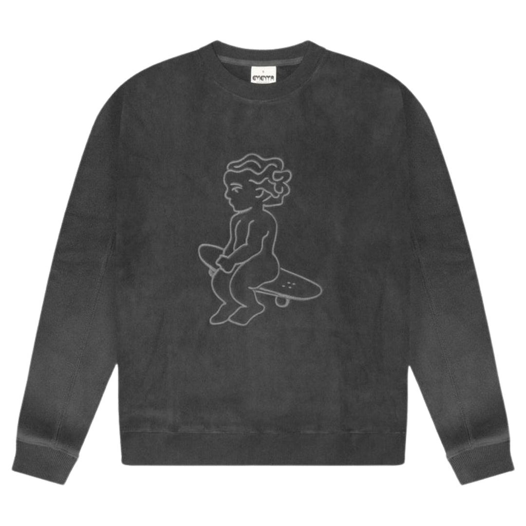 Ementa Big Ikon Polar Crew- Dark Grey | Lisbon Skateboarding Label