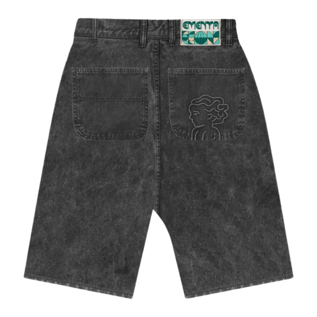 Magoado Big Ikon Twill Shorts - Black Fade Out