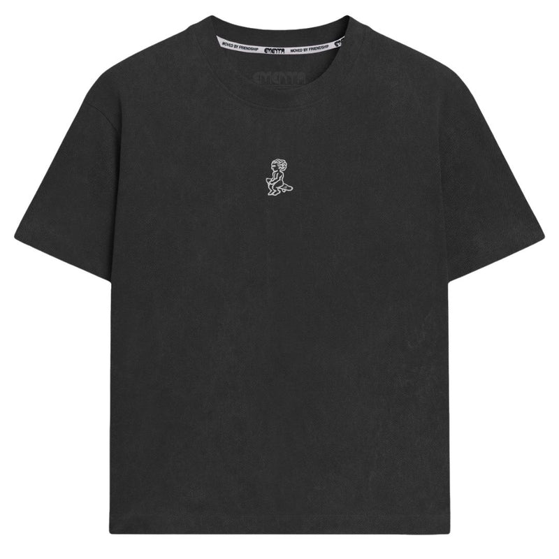 Ementa Big Ikon Washed T-Shirt - Black Washed