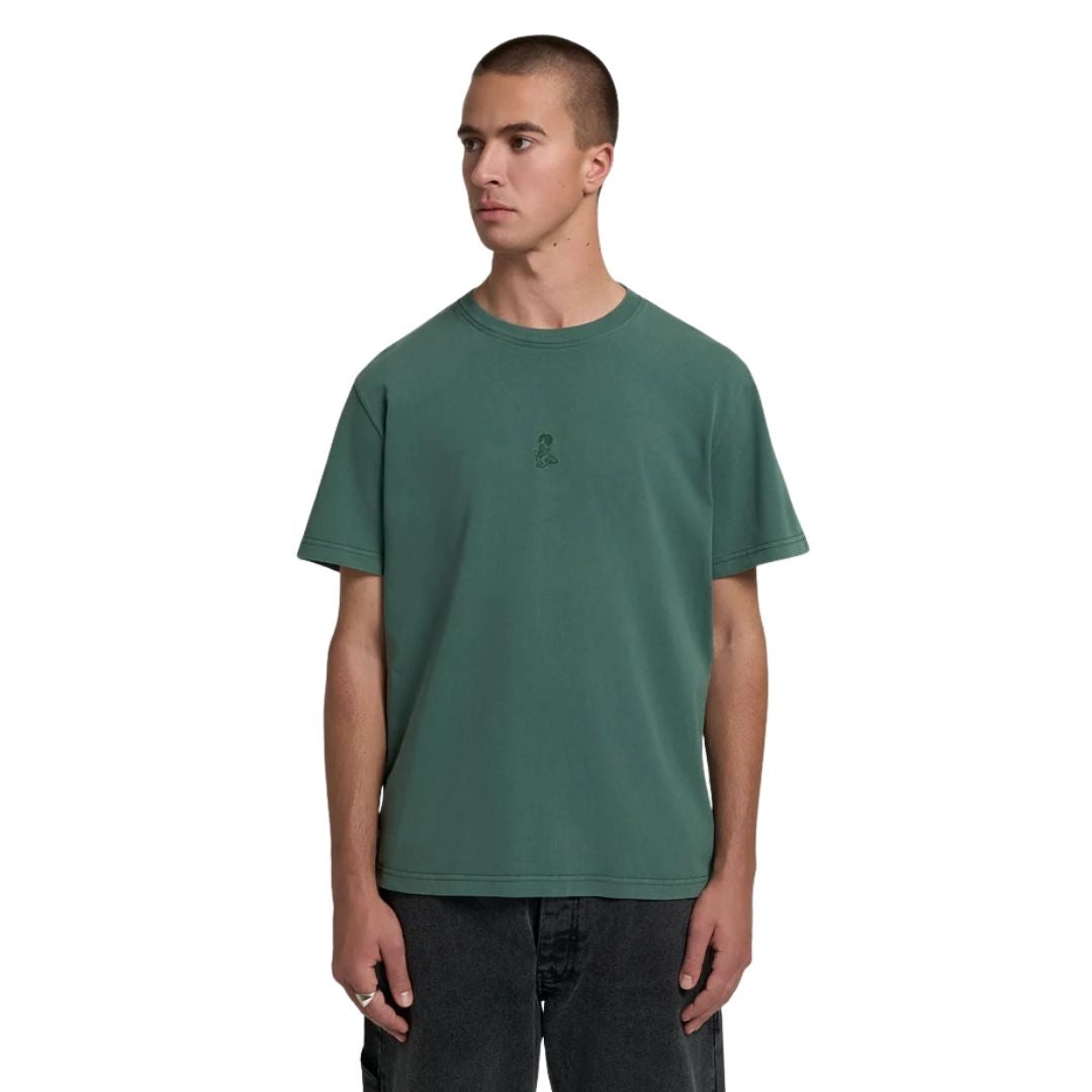 Big Ikon Washed T-Shirt - Dark Green Washed