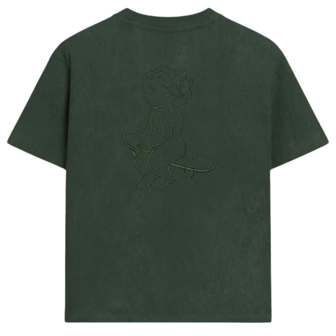 Big Ikon Washed T-Shirt - Dark Green Washed