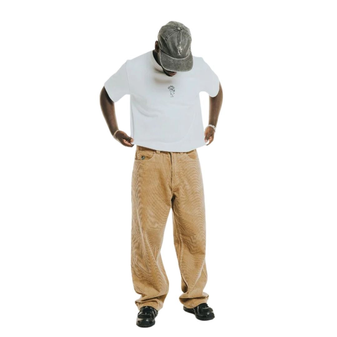Ementa Bonga Bebucho Cord Pants - Sand