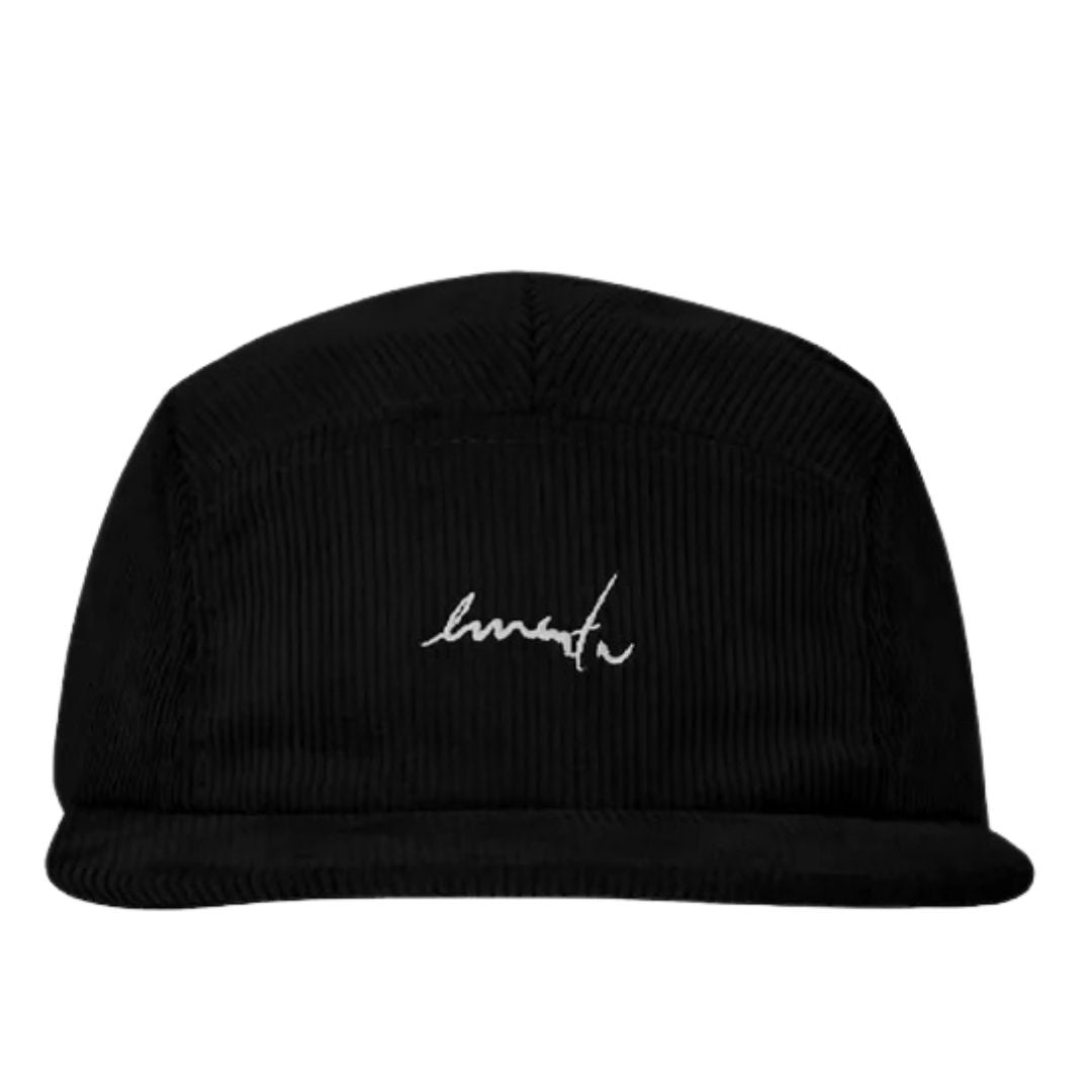 Ementa Buraca Signature Cord Cap - Black | Lisbon Skateboarding Label